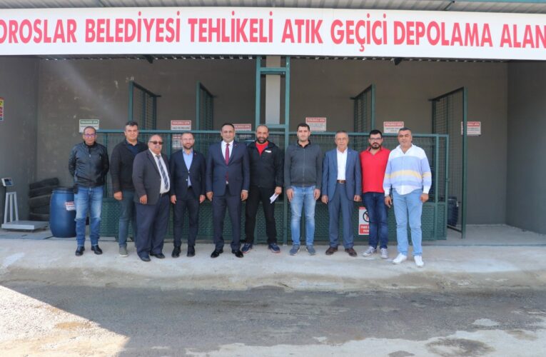 SIFIR ATIK ŞEHRİ TOROSLAR’DA, TEHLİKELİ ATIKLAR GEÇİCİ DEPOLAMA ALANI’NDA AYRIŞTIRILIYOR