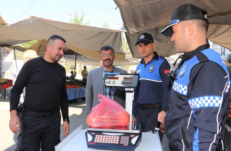 TOROSLAR ZABITASINDAN SEMT PAZARLARINDA GRAMAJ VE ETİKET DENETİMİ