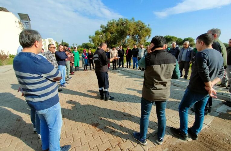 Erdemli’de Yangın Tatbikatı Yapıldı