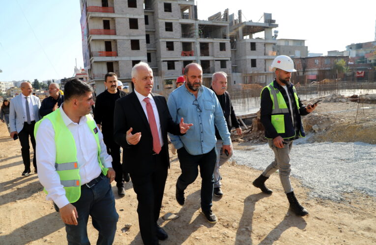 Başkan Gültak, Barış Mahallesi TOKİ Proje Sahasını Ziyaret Etti