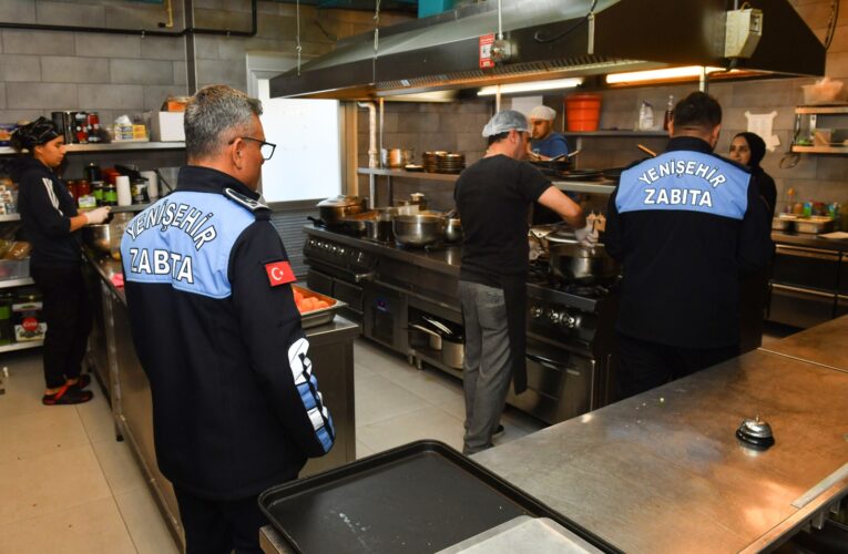 Yenişehir Belediyesi yılbaşı öncesi denetimlerini sıklaştırdı