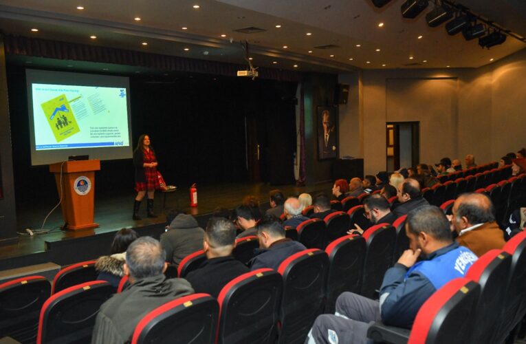 Yenişehir Belediyesinden personele afet farkındalık eğitimi