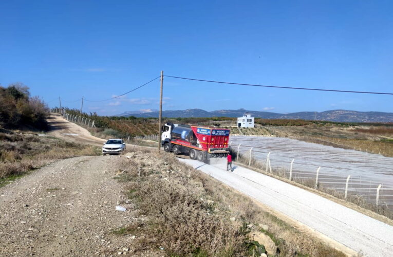 AKDENİZ’DE ASFALT SERİMİ VE KALDIRIM YENİLEME ÇALIŞMALARI SÜRÜYOR