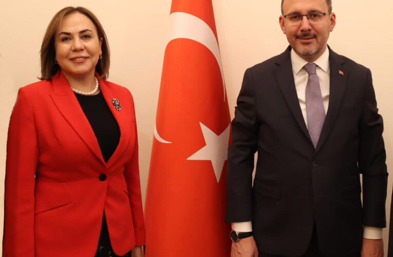 AK Parti’li Yılmaz’dan Ulaştırma ile Gençlik ve Spor Bakanına ziyaret