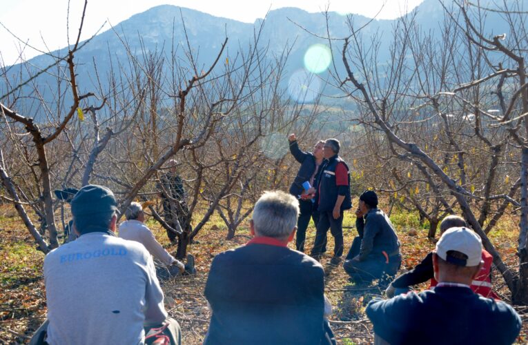 Yenişehir Belediyesi çiftçiye tarlada eğitim veriyor
