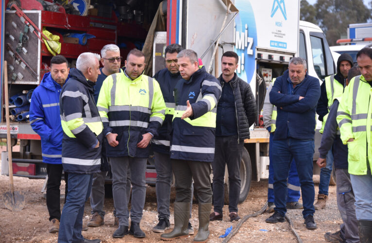 MESKİ, MERSİN’E KESİNTİSİZ SU VERMEYE DEVAM EDİYOR
