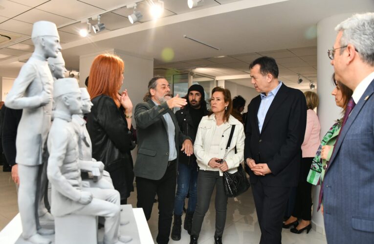 “1 ÖNDER 1 HAYAT” heykel sergisi açıldı