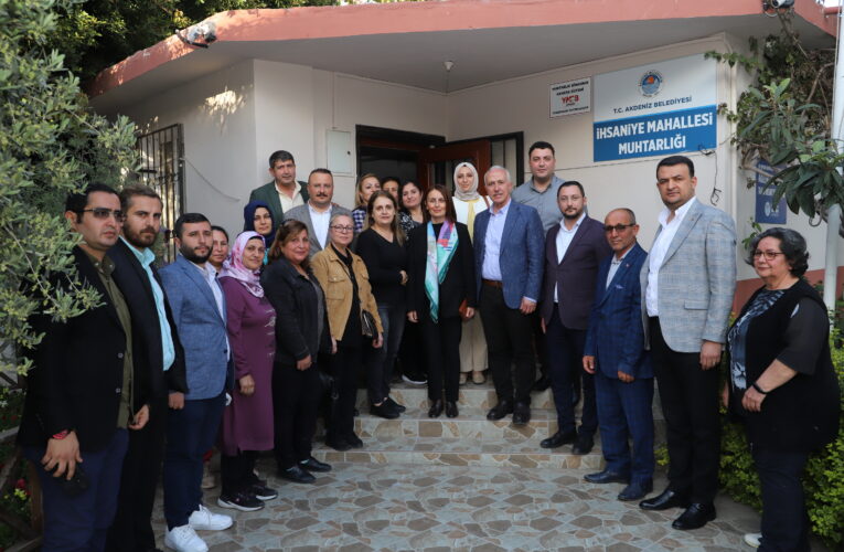 AKDENİZ BELEDİYE BAŞKANI GÜLTAK, ESNAF VE VATANDAŞLARLA BULUŞTU