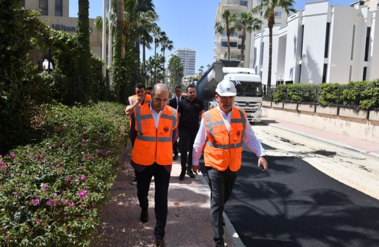 Yenişehir Belediyesi yol yapım ve onarım çalışmalarını sürdürüyor
