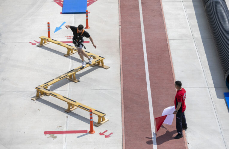 İTFAİYE ERİ ALIMI İÇİN UYGULAMALI SINAV BAŞLADI