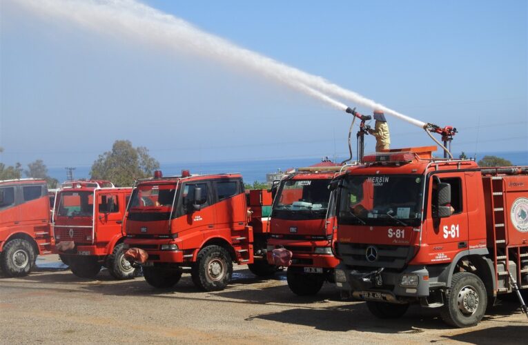 Mersin’de Yangın Ekipleri İşbaşı Eğitimleri Tamamlandı