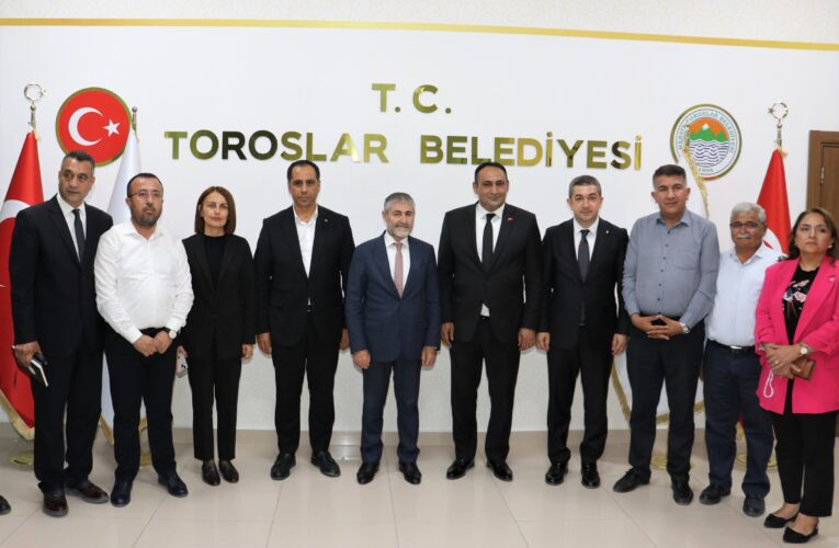 BAŞKAN YILMAZ, BAKAN NEBATİ’Yİ AĞIRLADI