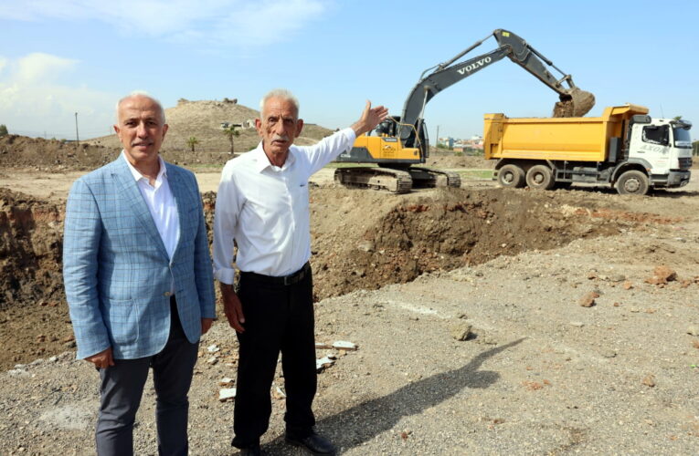 Tırmıl Tepe Bölgesi’nde başlayan inşa çalışmaları hızla devam ediyor