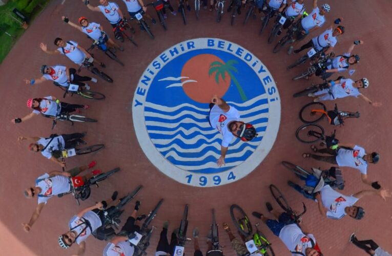 Yenişehir’den pedal çeviren bisikletliler KKTC turunu tamamladı