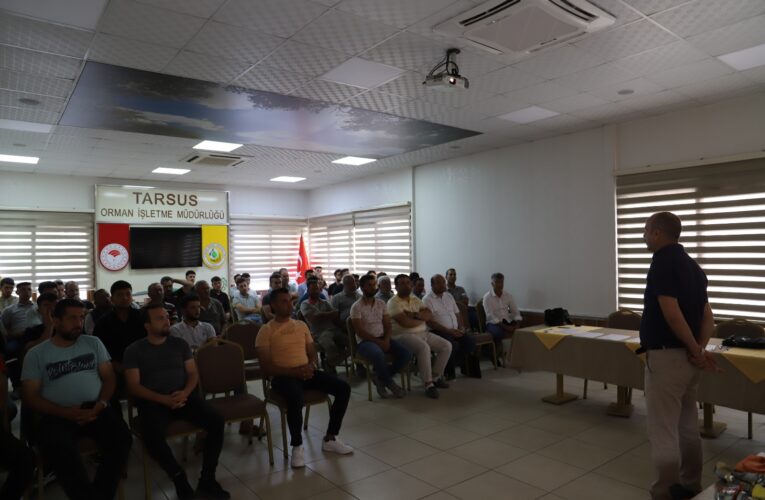 Tarsus’ta Yangın Gönüllülerine Eğitim Verildi