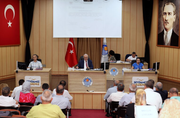 Akdeniz Belediye Meclisi Haziran ayı ilk toplantısını yaptı