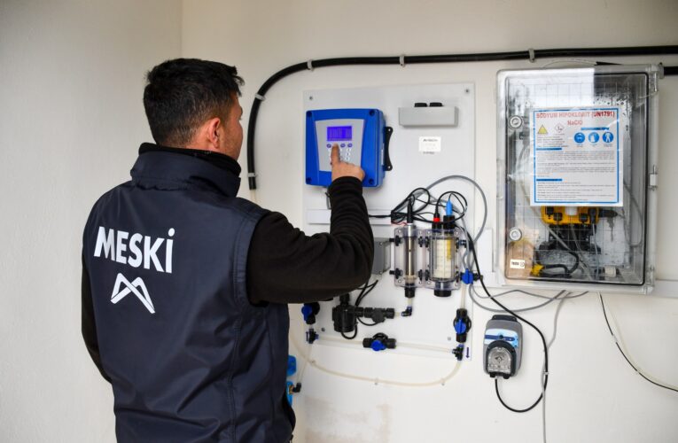 MESKİ’NİN İÇMESUYU DEPOLARINDAKİ KLOR SEVİYELERİ ANLIK TAKİP EDİLECEK