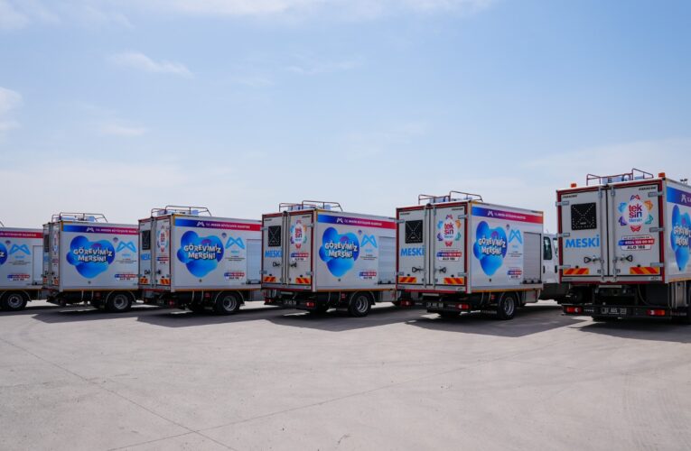 MESKİ, MAKİNE PARKINA 6 ADET MOBİL BAKIM ONARIM ARACI DÂHİL ETTİ