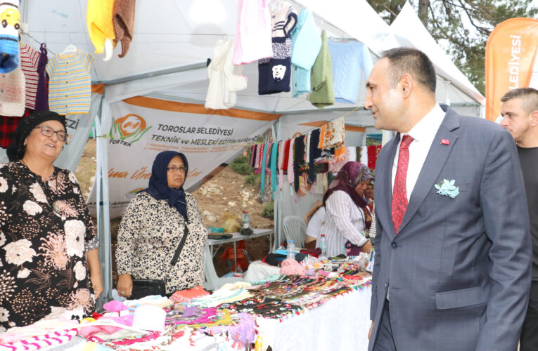 TOROSLAR VE ÇAMLIYAYLA BELEDİYESİNDEN 7. GELENEKSEL İĞNE OYASI FESTİVALİ