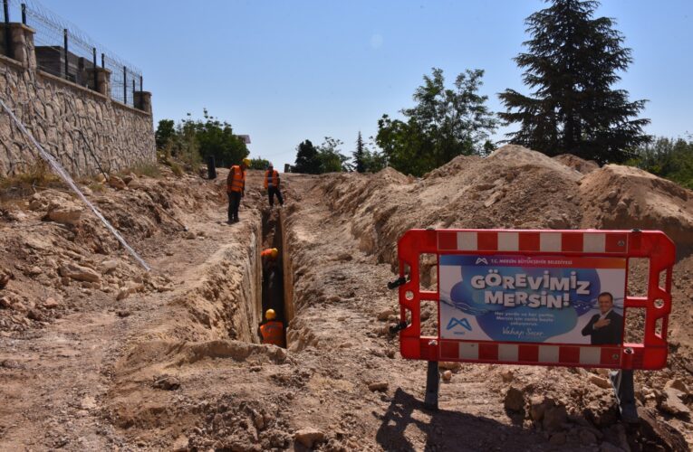 MESKİ, GÖZNE’YE 37 BİN METRE KANALİZASYON ALTYAPISI KAZANDIRDI