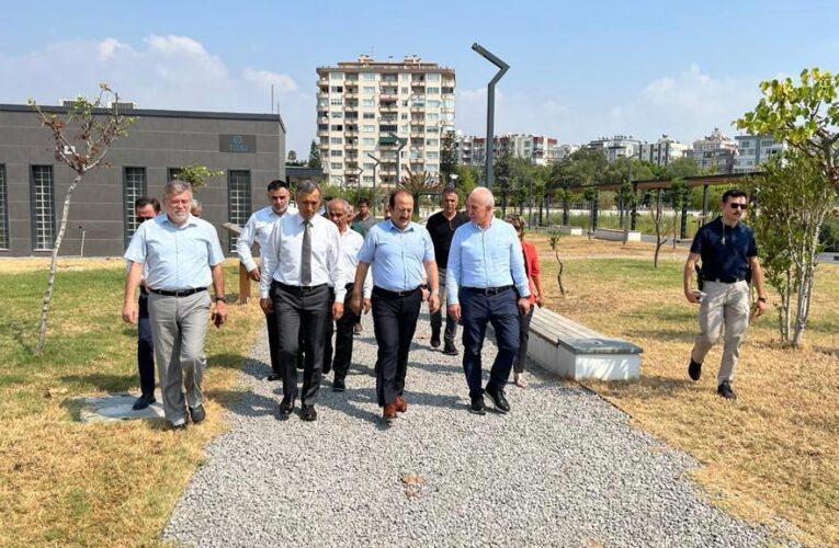 PEHLİVAN, ‘BİLİŞİM KENTİ MERSİN’ PROJESİ KAPSAMINDA MİLLET BAHÇESİNDE İNCELEMELERDE BULUNDU