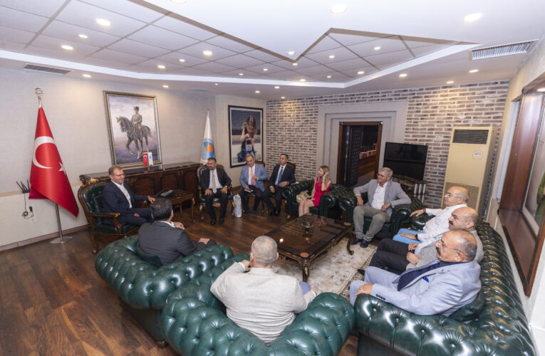 BAŞKAN SEÇER, MERSİN EKONOMİ PLATFORMU İLE BİR ARAYA GELDİ