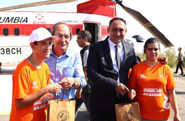 BAŞKAN YILMAZ, ÖZEL BİREYLER İLE İTFAİYE HAFTASI’NI KUTLADI