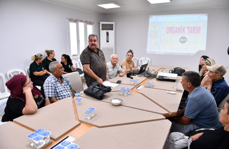 BÜYÜKŞEHİR’İN ‘ORGANİK TARIM EĞİTİMİ’ PROJESİ DEVAM EDİYOR