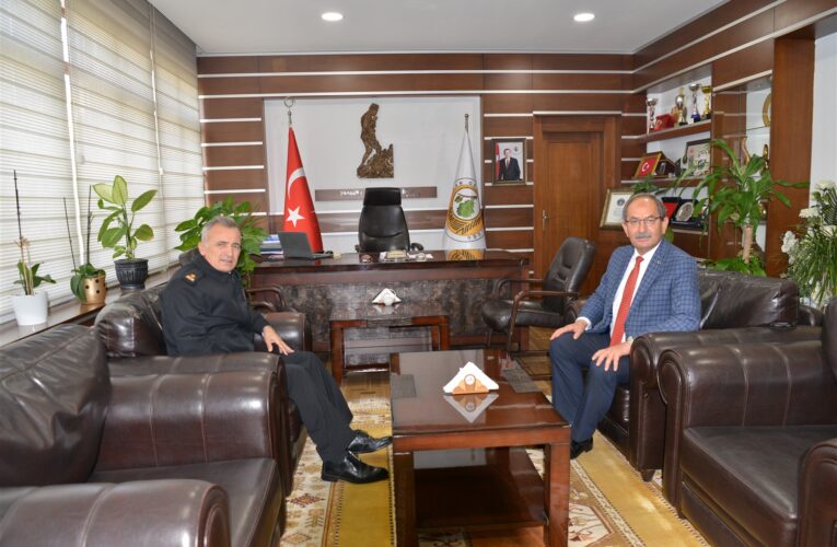 İl Jandarma Komutanı Tuğgeneral Ercan Atasoy İade-i Ziyarette Bulundu