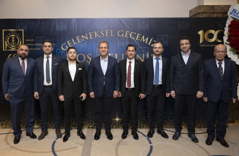 BAŞKAN SEÇER, MAKİNE MÜHENDİSLERİ ODASI MERSİN ŞUBESİ’NİN 69. KURULUŞ YILDÖNÜMÜ PROGRAMI’NA KATILDI