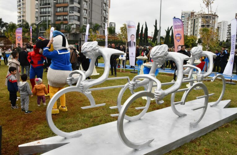Yenişehir Belediyesi 5 bin metrekarelik bisiklet eğitim parkı açtı