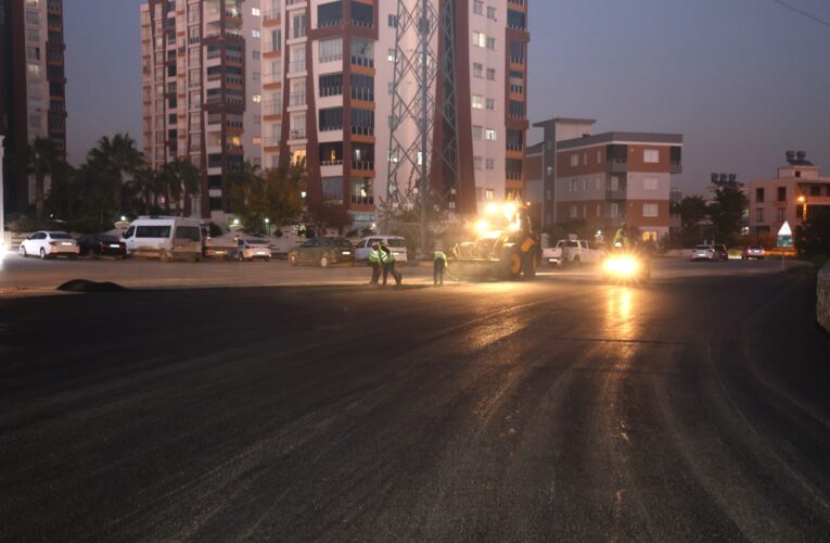 “BAŞKAN YILMAZ, FİNİŞERLİ ASFALT ÇALIŞMASINI İNCELEDİ”