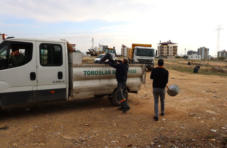 TOROSLAR BELEDİYESİNDEN MESİRE ALANLARINDA TEMİZLİK ÇALIŞMASI