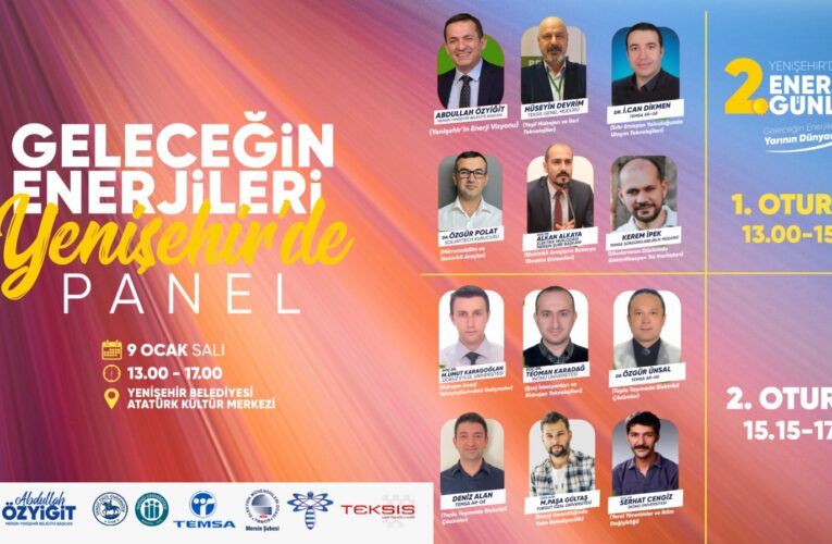Yenişehir Belediyesi 2. Enerji Günleri başlıyor