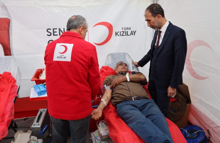 TOROSLAR BELEDİYESİNDEN KAN BAĞIŞI KAMPANYASINA DESTEK