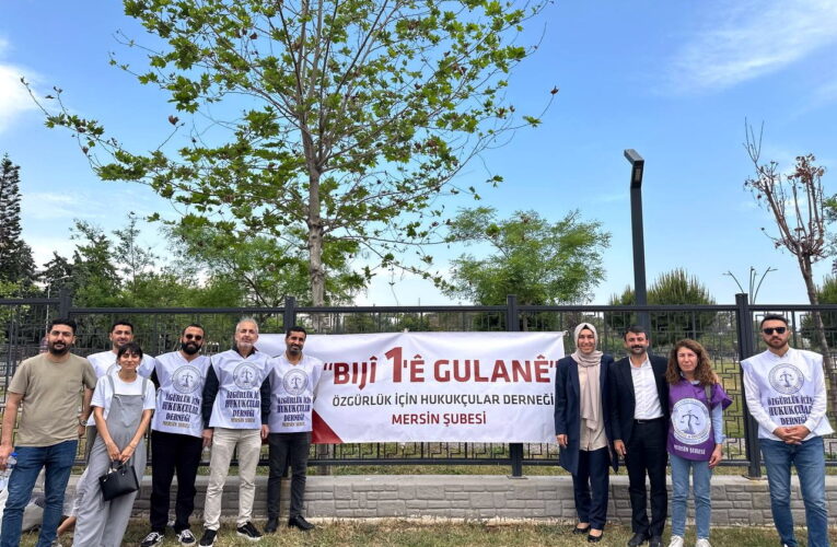 AKDENİZ BELEDİYESİ EŞ BAŞKANLARI SARIYILDIZ VE ARSLAN, 1 MAYIS COŞKUSUNA ORTAK OLDU