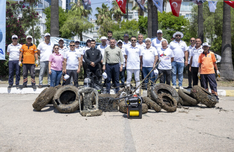 DENİZDEN ÇIKAN ÇÖPLER ‘YİNE’ ŞAŞIRTMADI