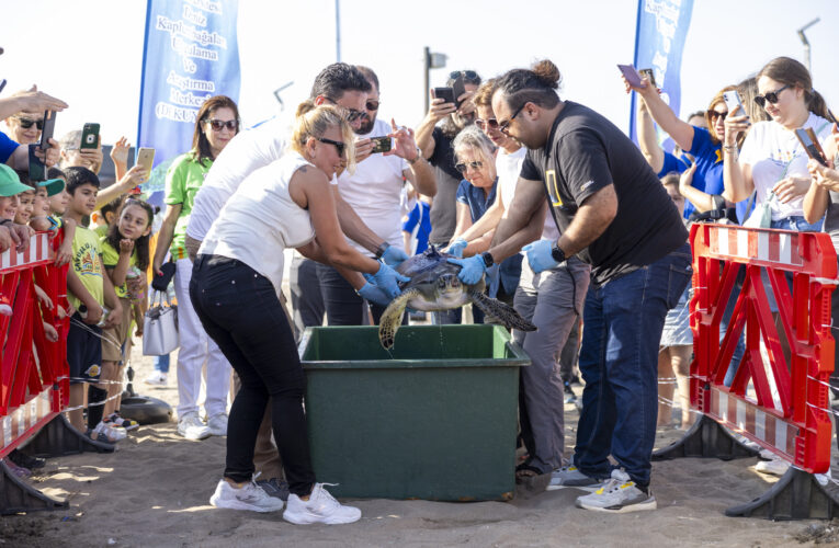 ÜZERİNE UYDU TAKİP CİHAZI TAKILAN ‘KIZKALESİ’ VE ‘MERSİN ÜNİVERSİTESİ’ DENİZE BIRAKILDI