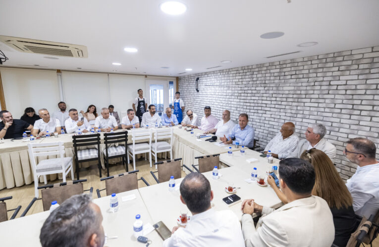 BAŞKAN SEÇER, DİTAV MERSİN ŞUBESİ İLE BULUŞTU