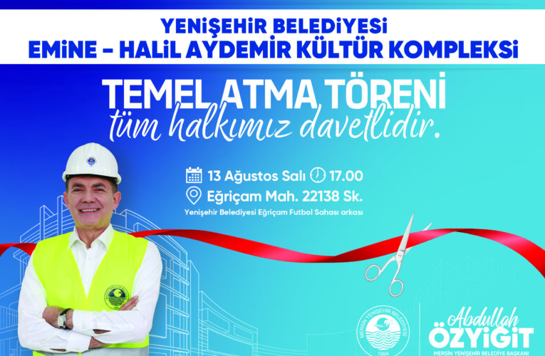 Yenişehir Belediyesi yeni kültür kompleksinin temelini yarın atıyor