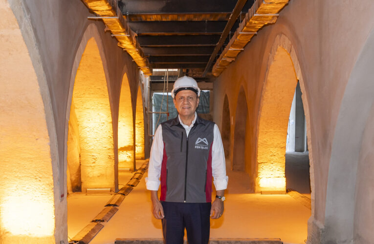 BAŞKAN SEÇER, ‘MERSİN MUTFAK KÜLTÜRÜ EVİ VE KARAMANCILAR KONAĞI’NDAKİ RESTORASYON ÇALIŞMALARINI İNCELEDİ