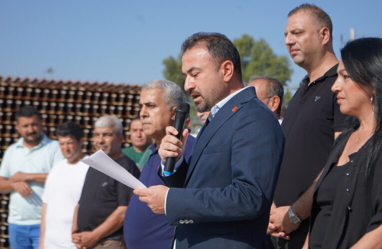 CHP TARSUS, YENİCE’DE 10 EKİM GAR KATLİAMI İLE İLGİLİ BASIN AÇIKLAMASI YAPTI