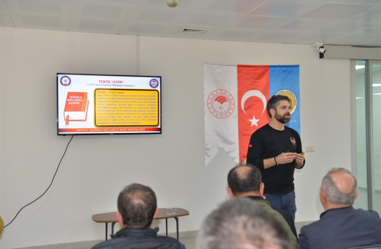 Emniyetten Terör Faaliyetleri Hakkında Bilgilendirme Toplantısı