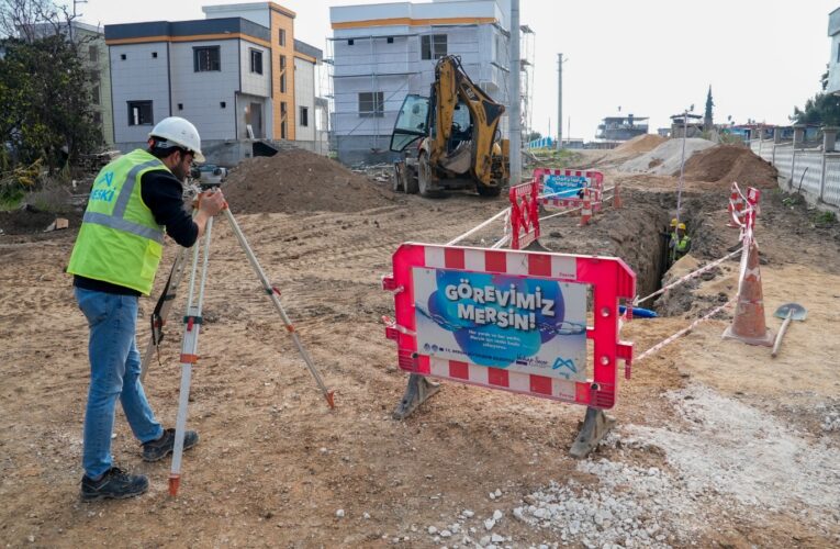 MESKİ; ALTAYLILAR, YEŞİL VE BOLATLI MAHALLELERİNE YENİ KANALİZASYON HATTI DÖŞEDİ