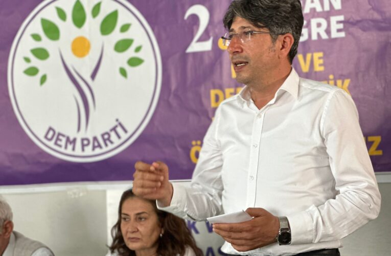 DEM Parti Mersin Milletvekili Av. Ali Bozan: “Ev ev, sokak sokak yeni süreci örgütleyeceğiz”