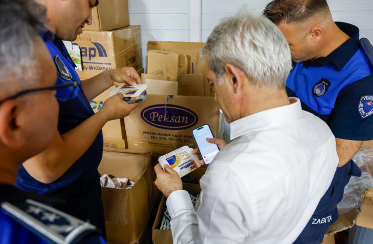 Yenişehir Belediyesi ruhsatsız gıda takviyesi üreten tesisi mühürledi