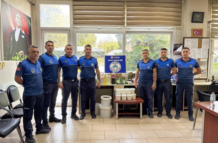 TARSUS’TA SON KULLANMA TARİHİ GEÇMİŞ TEMİZLİK VE GIDA ÜRÜNLERİ ELE GEÇİRİLDİ