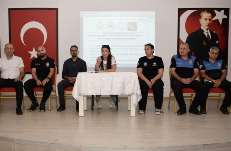 ÇOCUKLARIN EĞİTİM GÜVENLİĞİNE İLİŞKİN PROTOKOL KAPSAMINDA OKUL GÜVENLİĞİ TOPLANTISI GERÇEKLEŞTİRİLDİ
