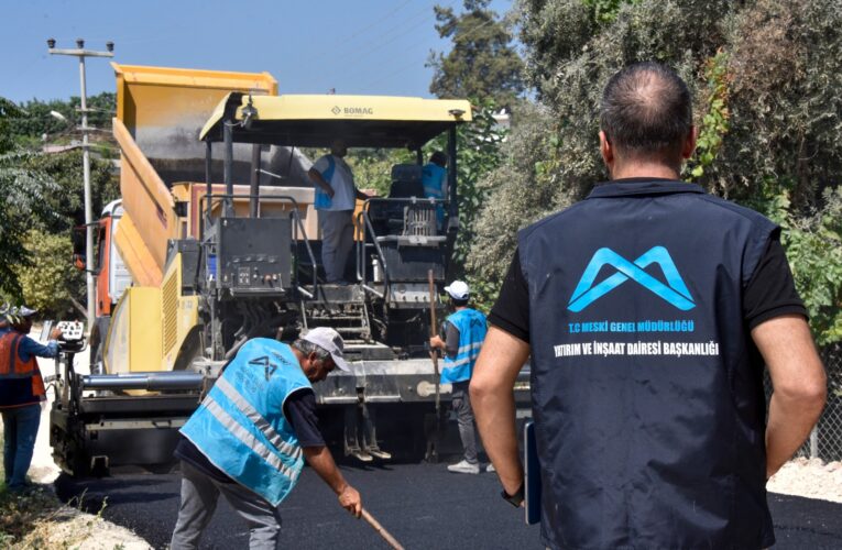 MESKİ, KAZIM KARABEKİR CADDESİ’NDE HEM ALTYAPIYI HEM ÜSTYAPIYI YENİLEDİ