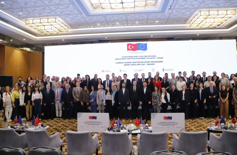 MERSİN BÜYÜKŞEHİR’E ‘İKLİM DEĞİŞİKLİĞİNE UYUM HİBE PROGRAMI’NDA BAŞARI PLAKETİ…